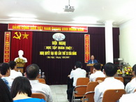Hội nghị học tập quán triệt nghị quyết Đại hội lần thứ XI của Đảng