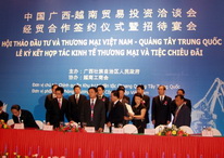 LỄ KÝ KẾT hợp tác kinh tế thương mại với Quảng Tây - Trung Quốc